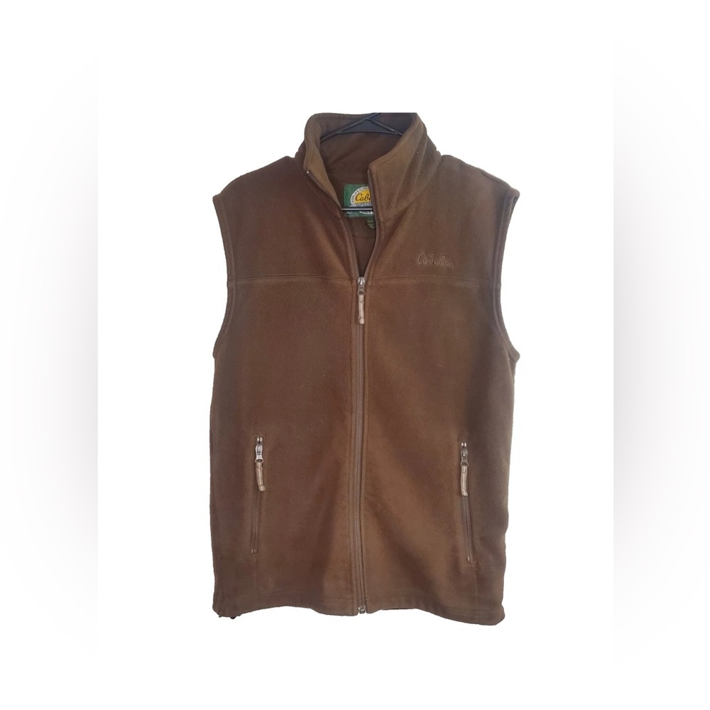 Cabela's Dark Brown Fleece Vest
